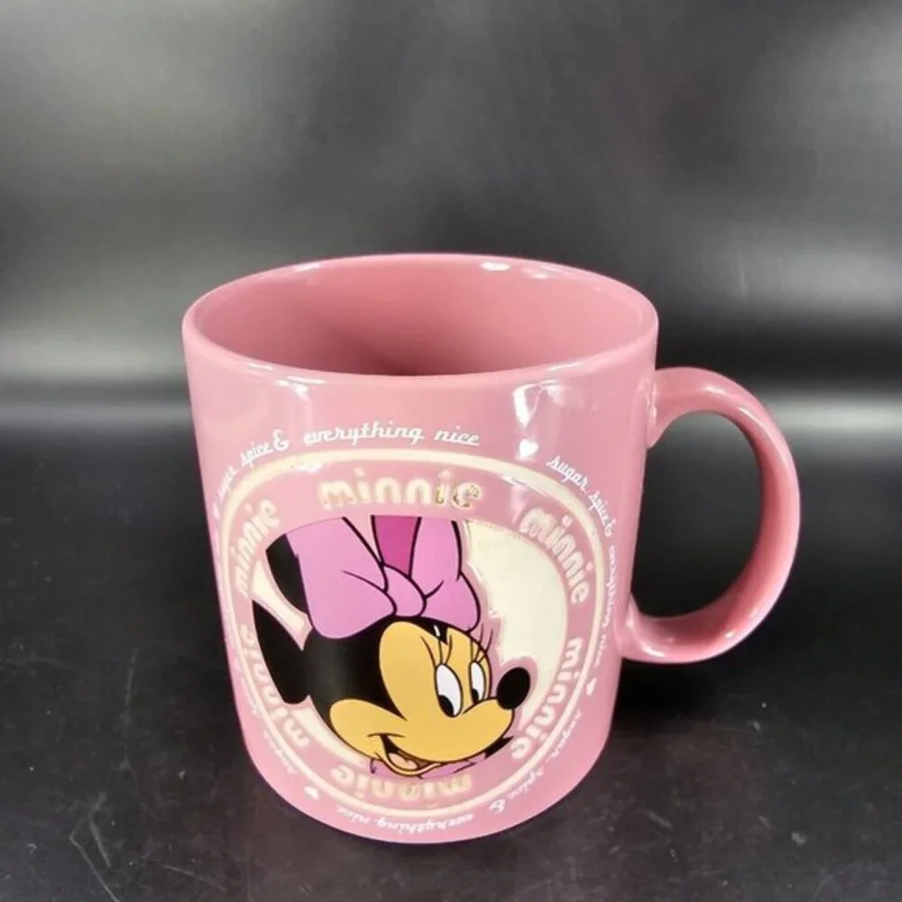 Disney Parks Minnie Mouse Sugar Spice and Everthing Nice‎ Oversized Mug Cup VTG